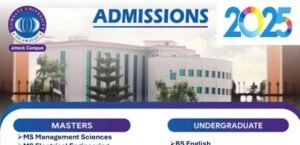 Admission open in COMSATS University 2025