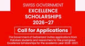 Swiss Government Excellence Scholarships 2026–2027